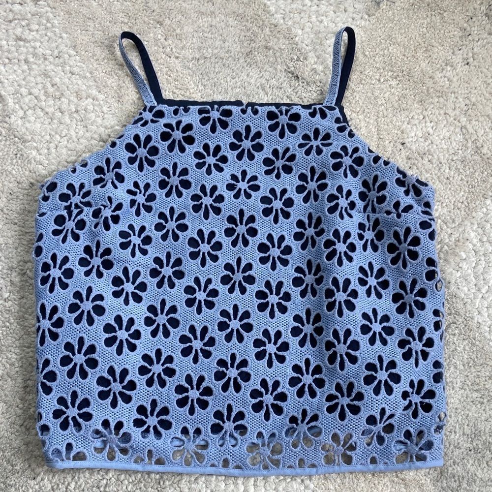 Maeve Quinn Eyelet Lace Top